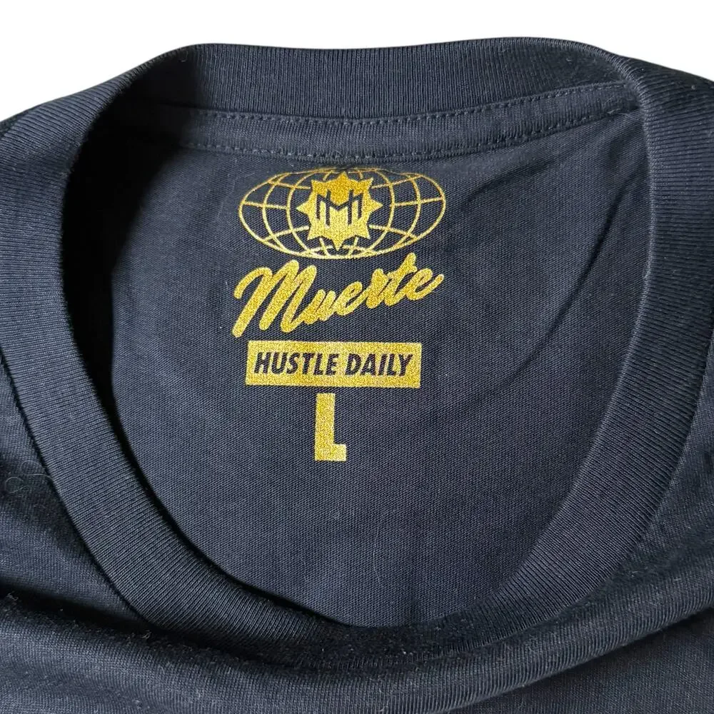 Hastamuerte Never Stop Hustling T-shirt Men’s L - Streetwear Skater Trap Urban - Picture 13 of 13